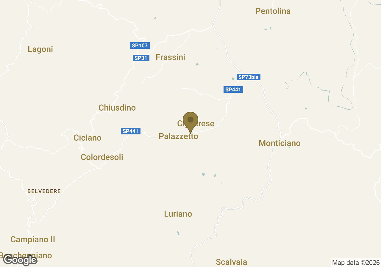 Map of Borgo Santo Pietro