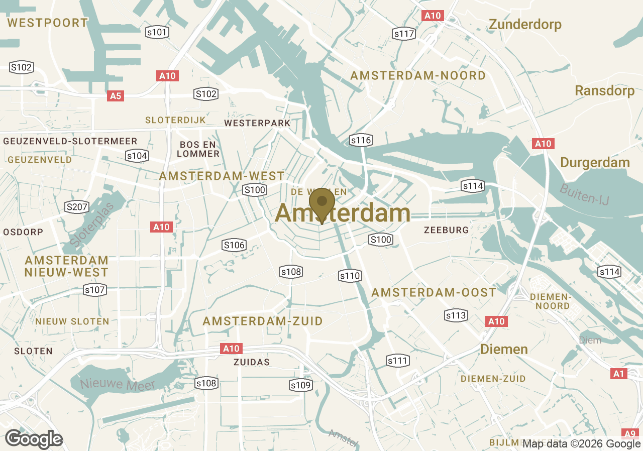Map of Waldorf Astoria Amsterdam