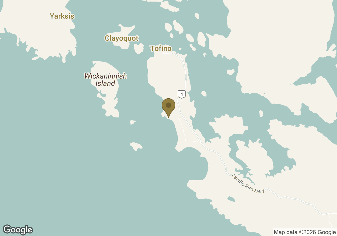 Map of Wickaninnish Inn