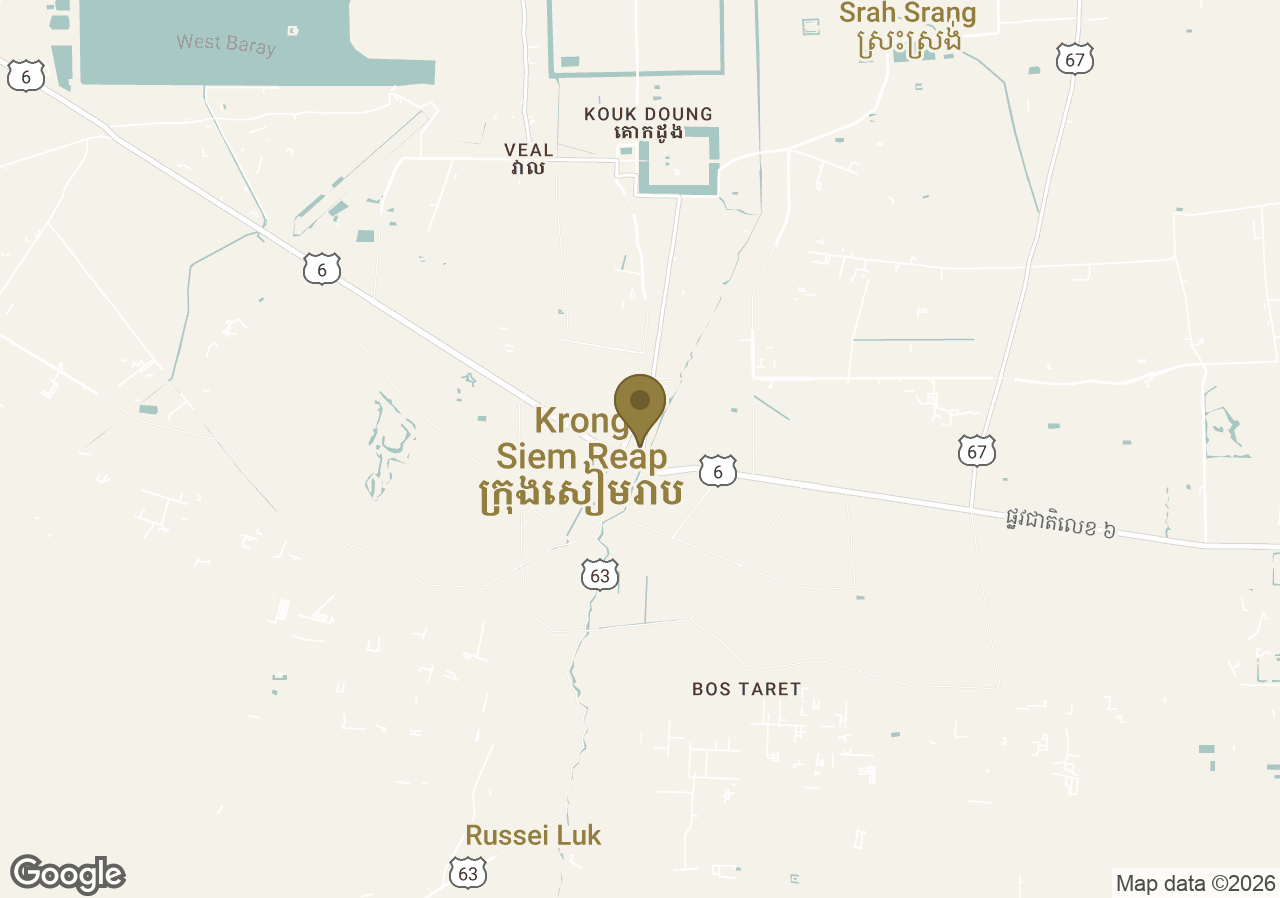 Map of Raffles Grand Hotel d’Angkor