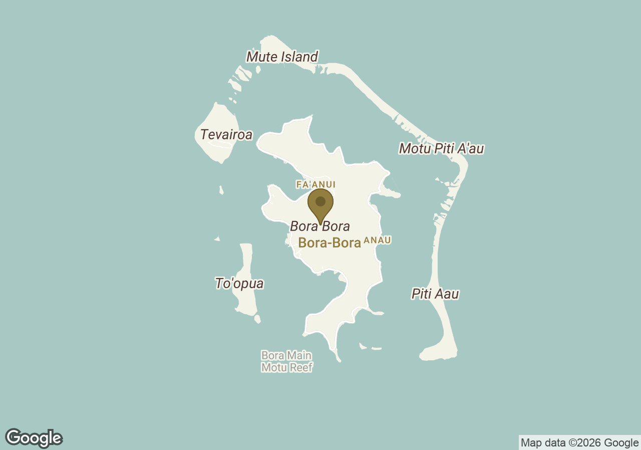 Map of Conrad Bora Bora Nui