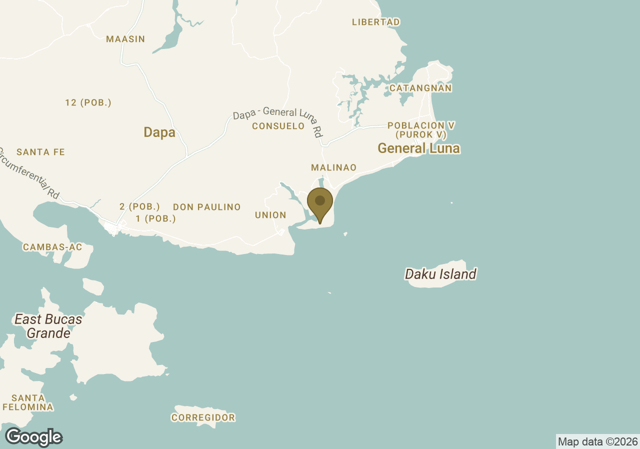Map of Nay Palad Hideaway