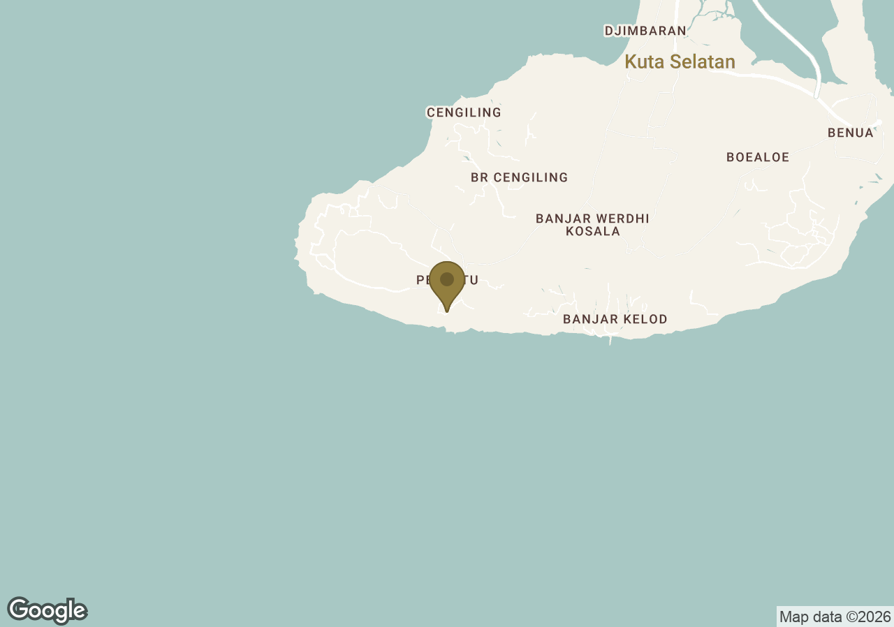 Map of Bulgari Resort Bali