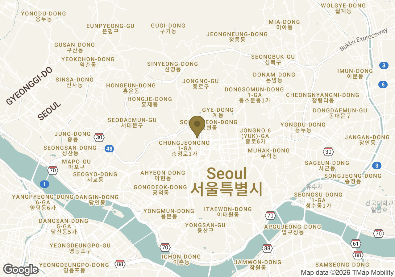 Map of Four Seasons Hotel Seoul