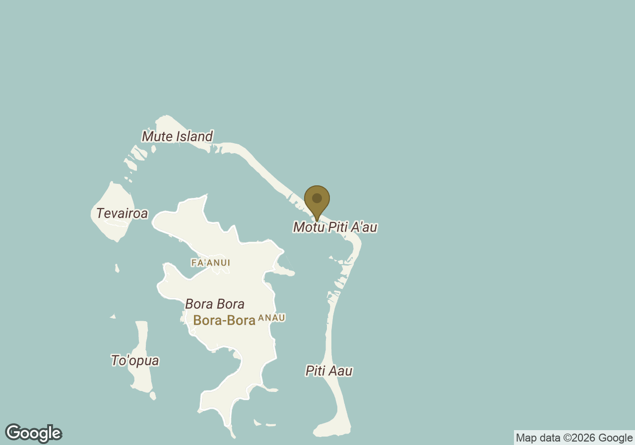 Map of Four Seasons Resort Bora Bora