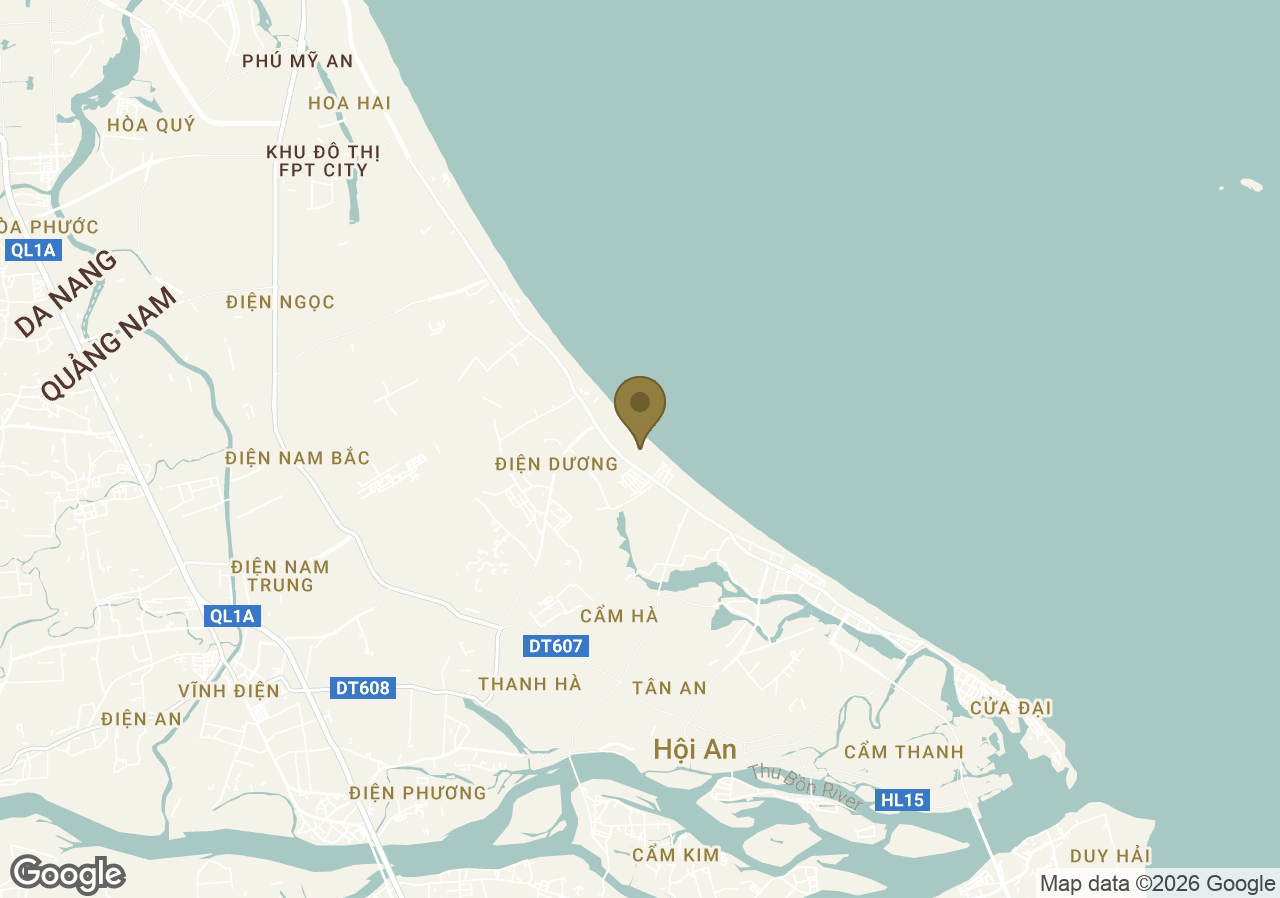 Map of Four Seasons Resort The Nam Hai, Hoi An