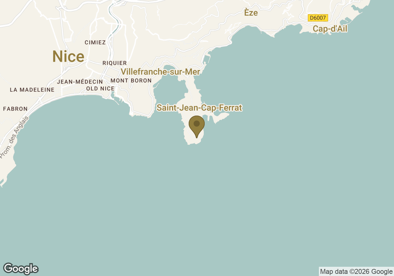 Map of Grand-Hôtel du Cap-Ferrat, A Four Seasons Hotel