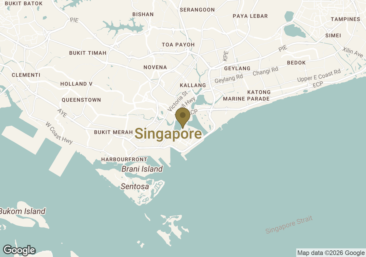 Map of Marina Bay Sands