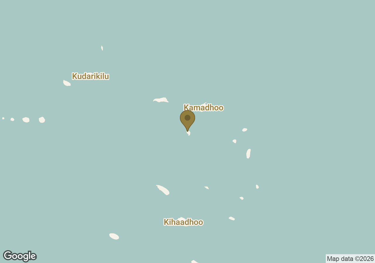 Map of Milaidhoo Maldives
