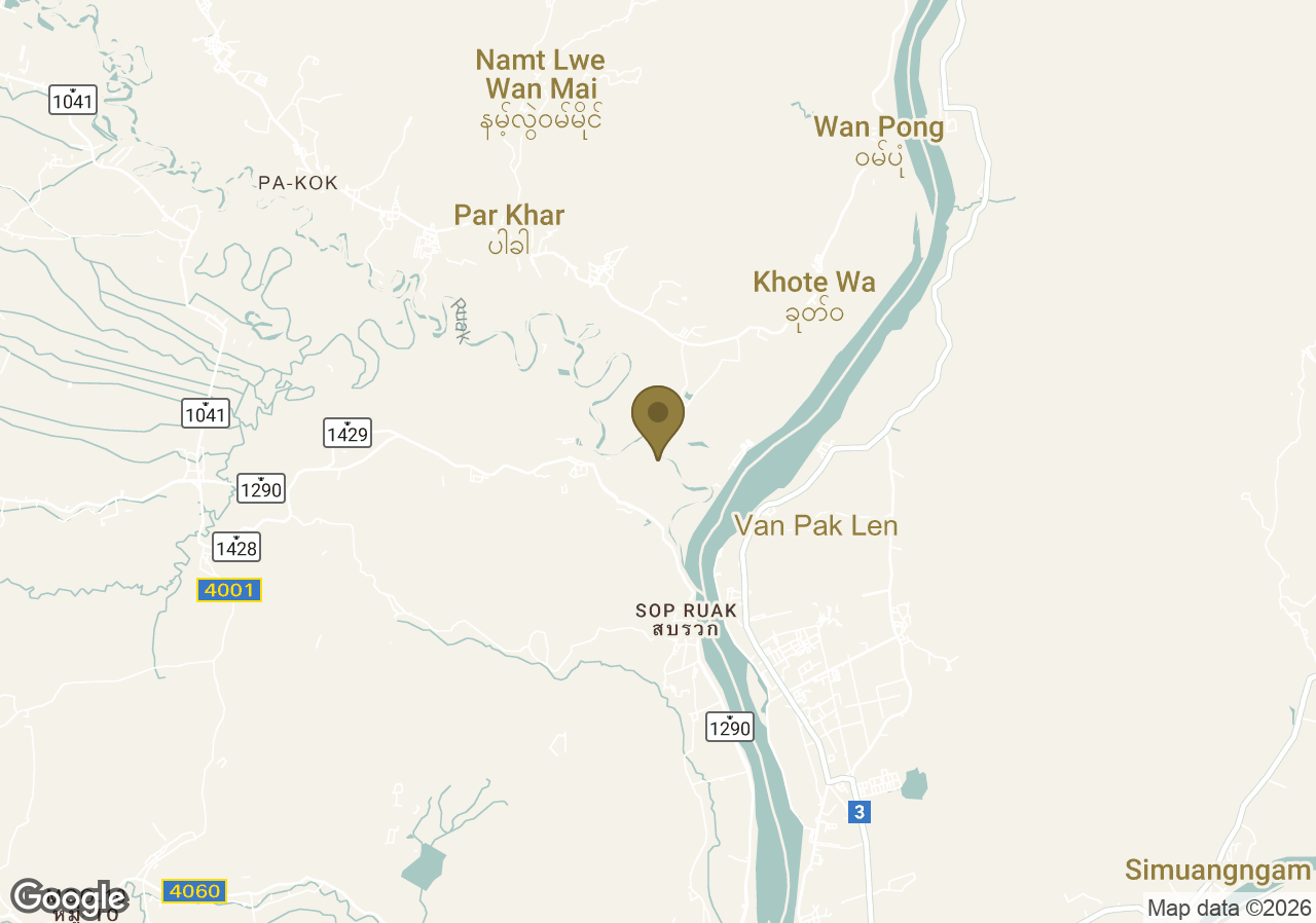 Map of Four Seasons Tented Camp Golden Triangle