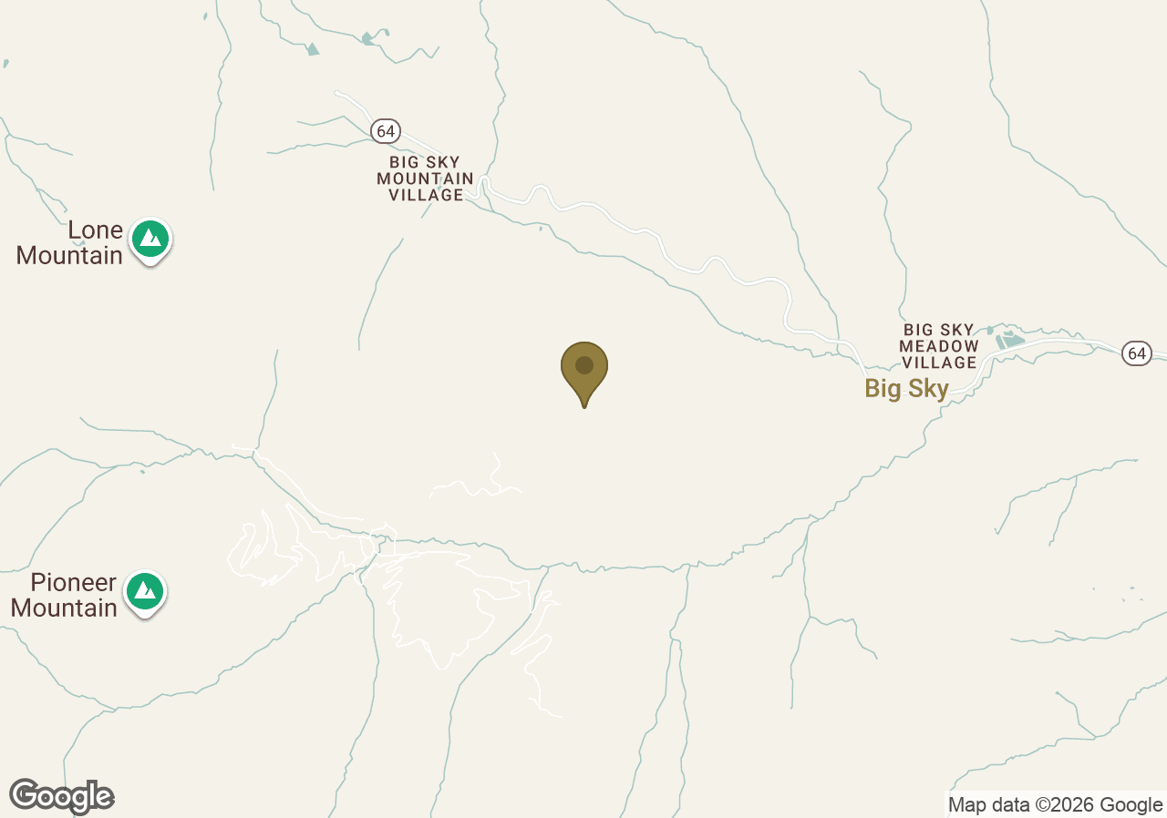 Map of Montage Big Sky