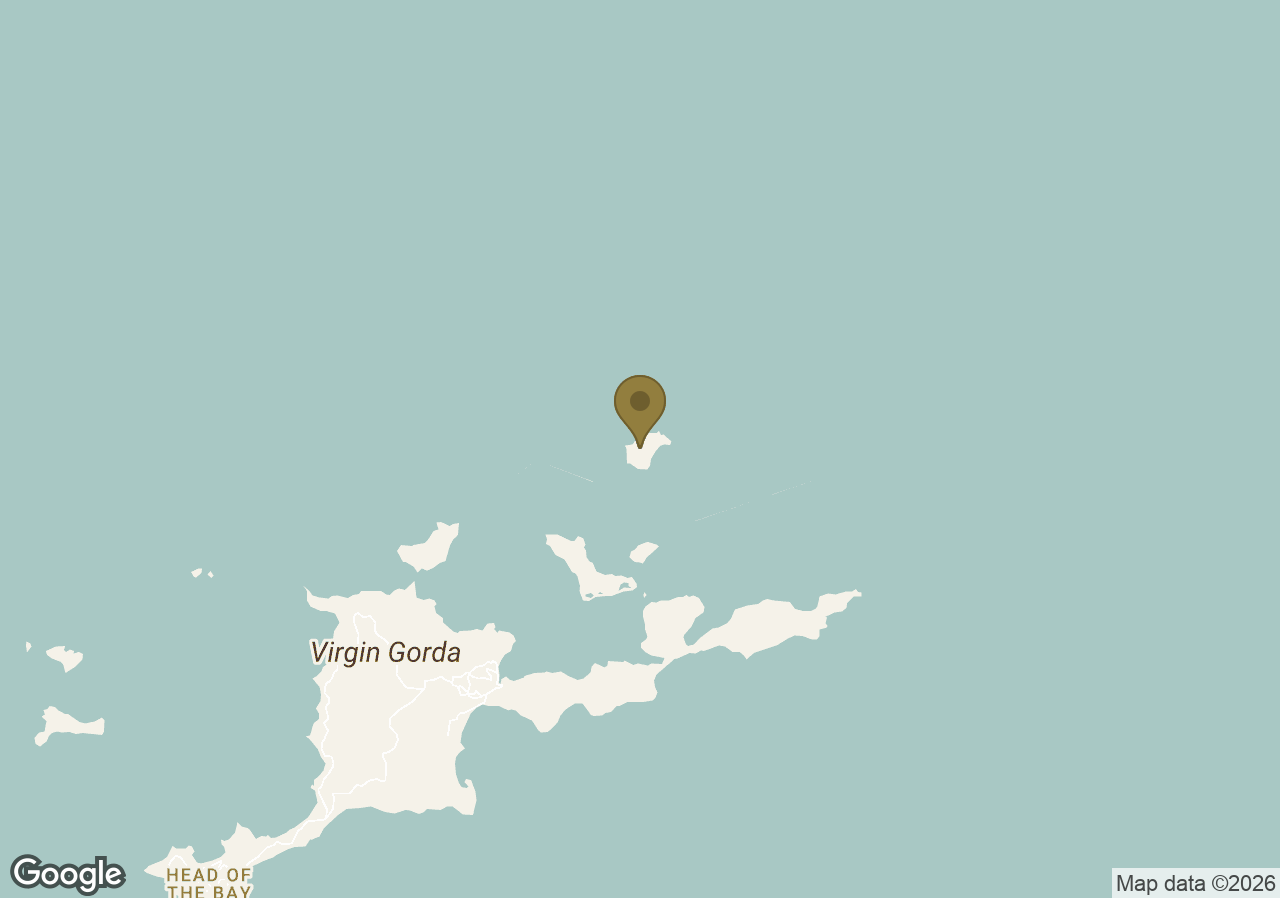 Map of Necker Island