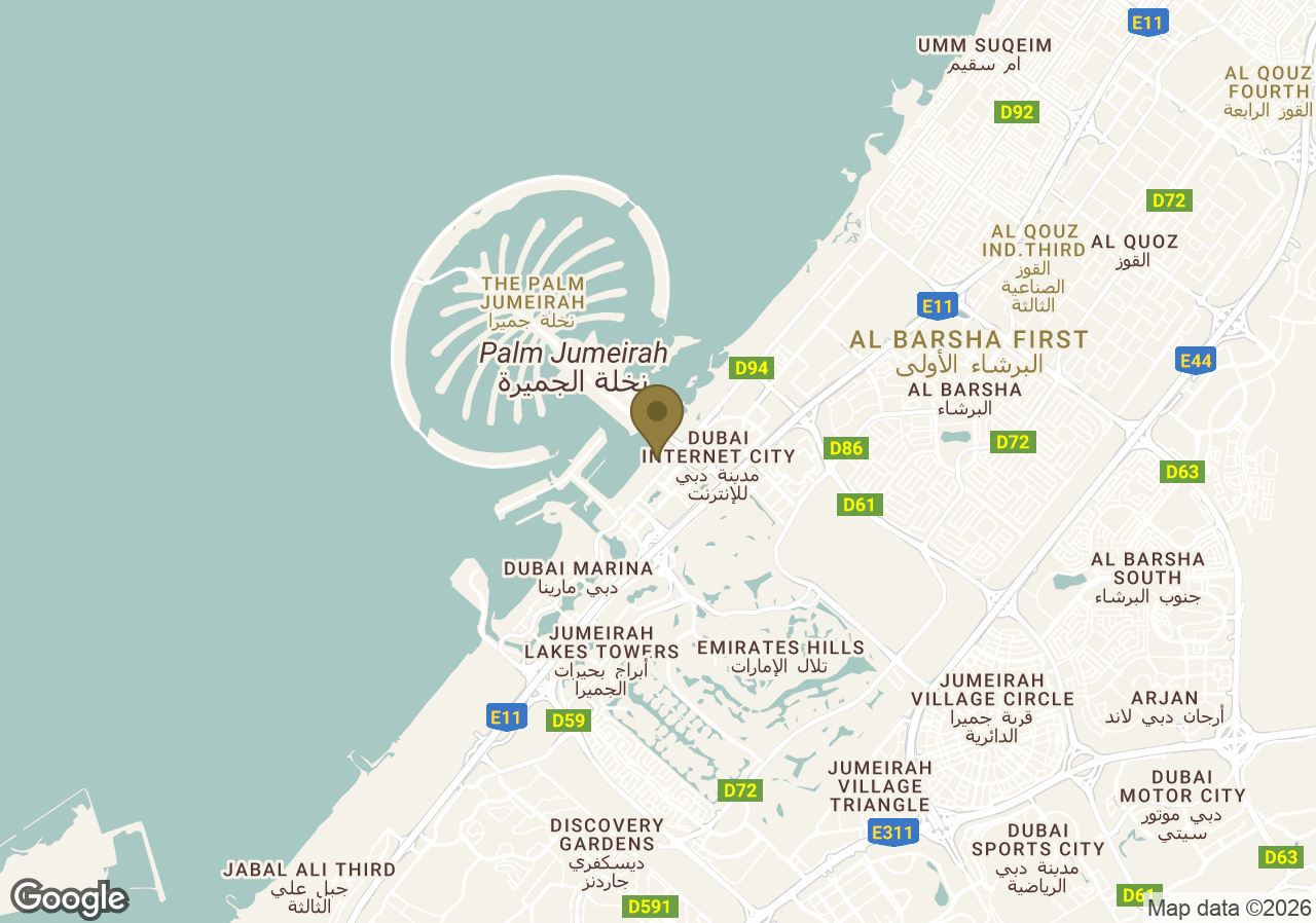 Map of One&Only Royal Mirage