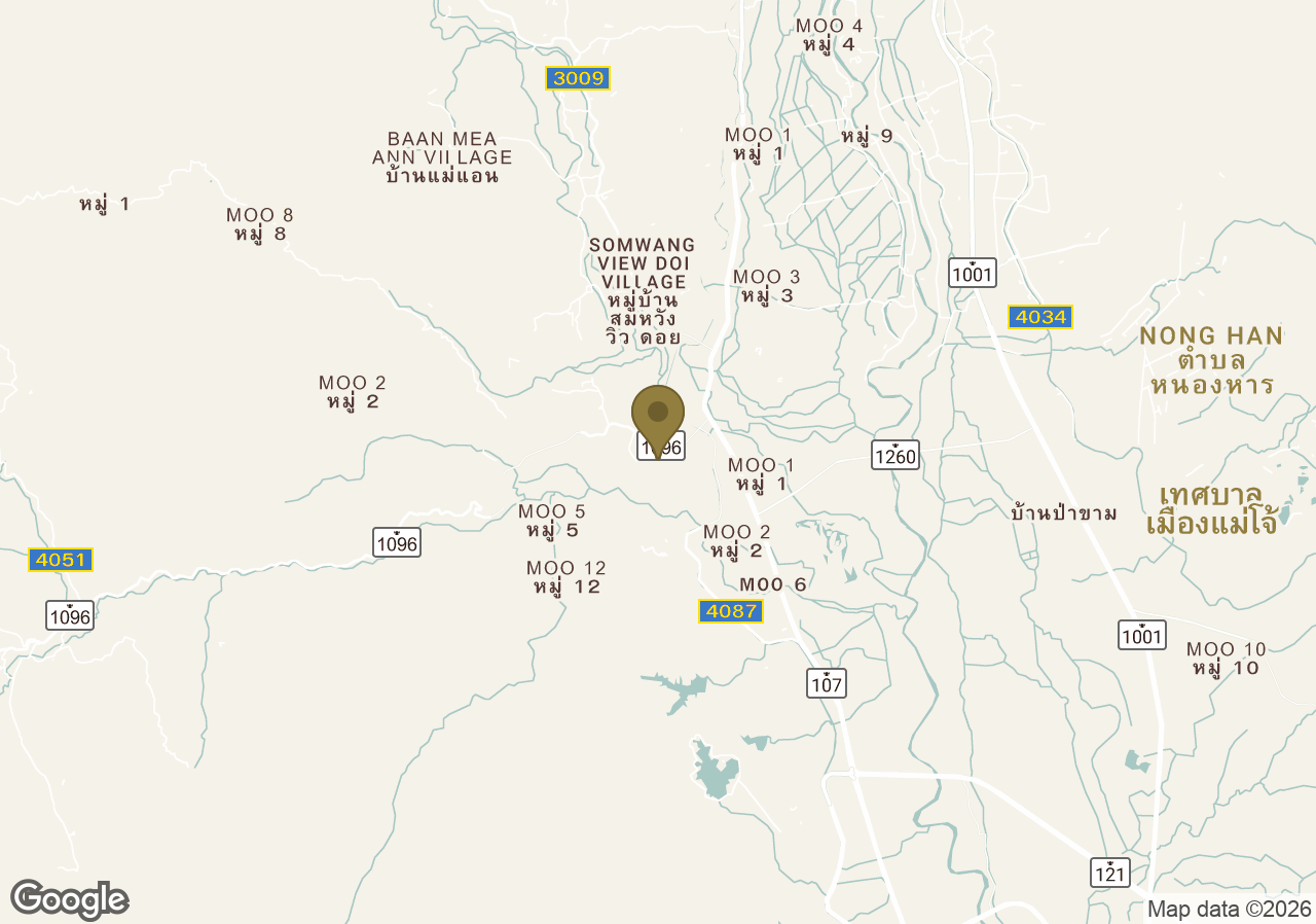 Map of Four Seasons Resort Chiang Mai