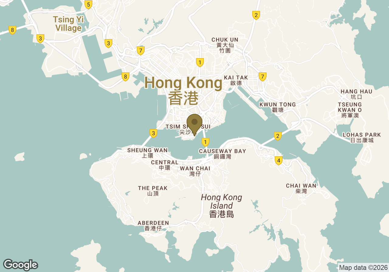 Map of Rosewood Hong Kong