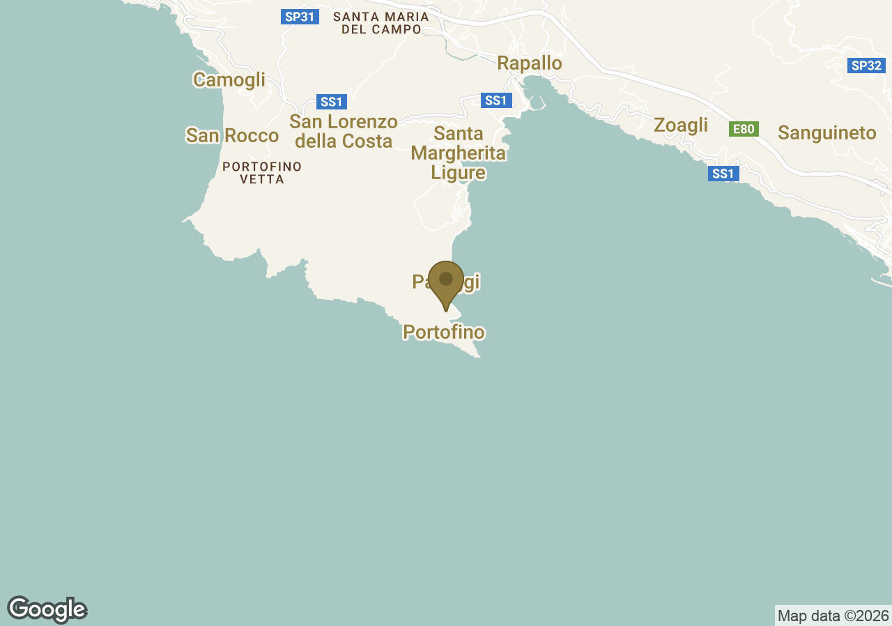 Map of Splendido, A Belmond Hotel, Portofino