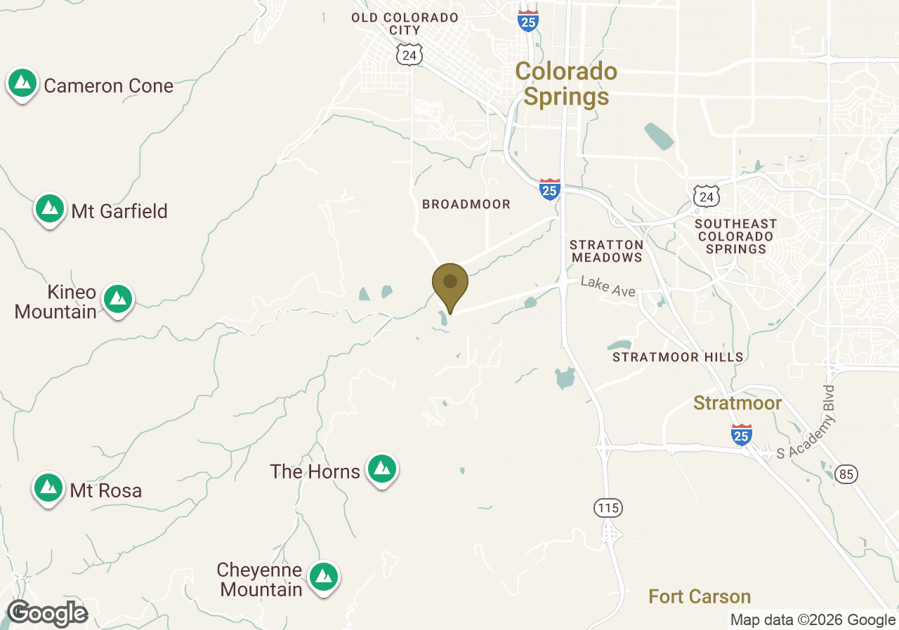 Map of The Broadmoor