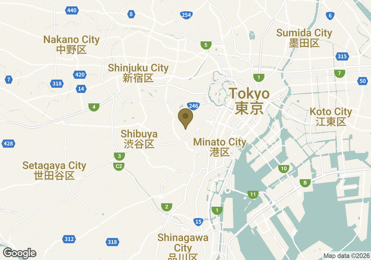 Map of The Ritz-Carlton Tokyo