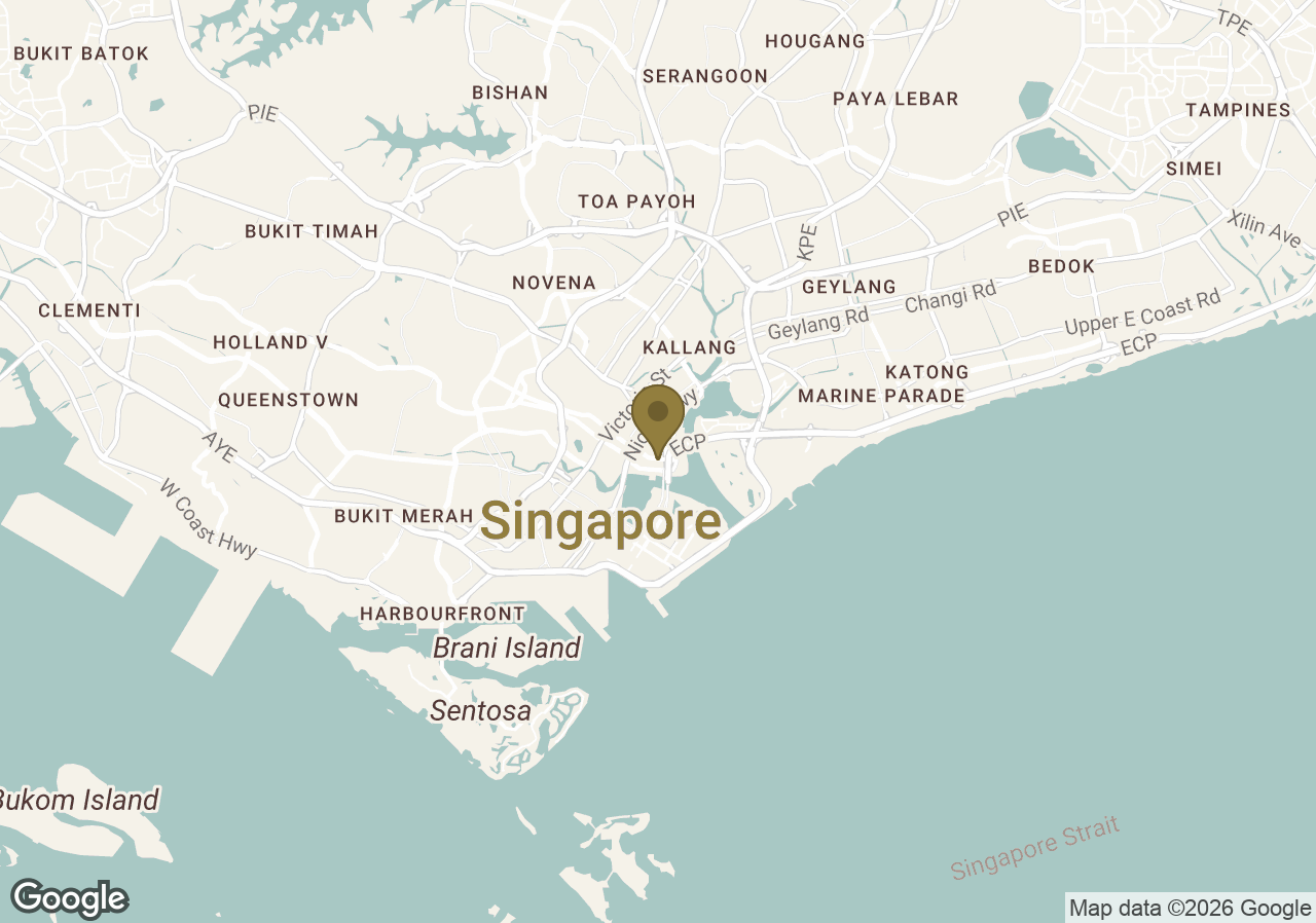 Map of The Ritz-Carlton, Millenia Singapore