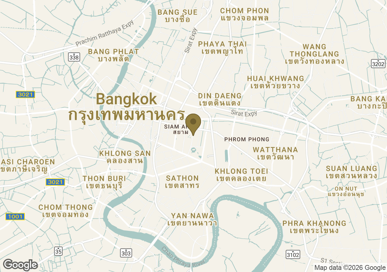 Map of The St. Regis Bangkok