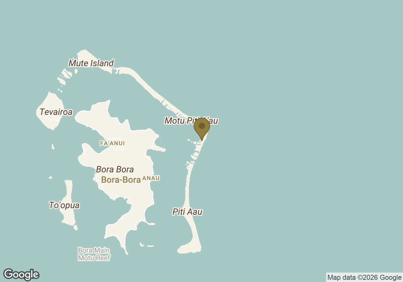 Map of The St. Regis Bora Bora Resort