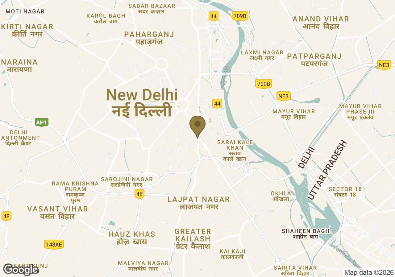 Map of The Oberoi, New Delhi